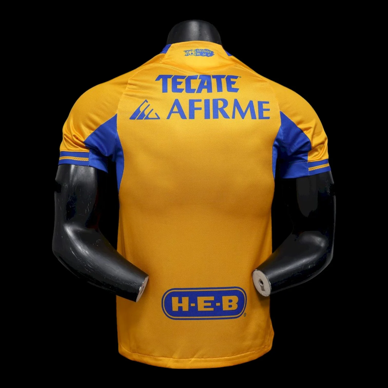 Vue arrière Tigres UANL Maillot Domicile 2526 – Version Player
